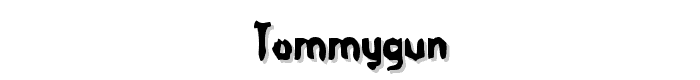 TommyGun font