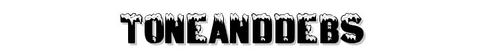 ToneAndDebs font