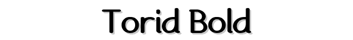 Torid%20Bold font