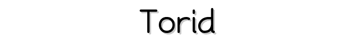 Torid font