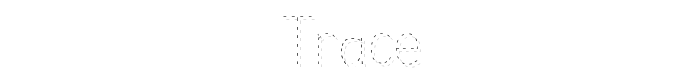 Trace font