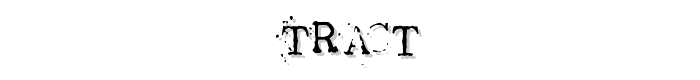 Tract font