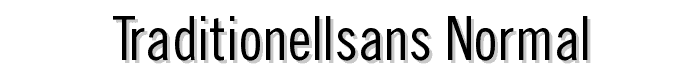 TraditionellSans-Normal font