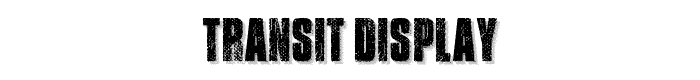 Transit%20Display font