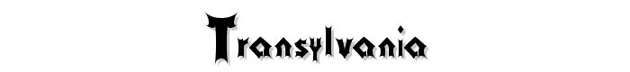 Transylvania font