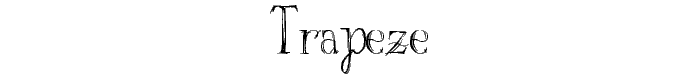 Trapeze font
