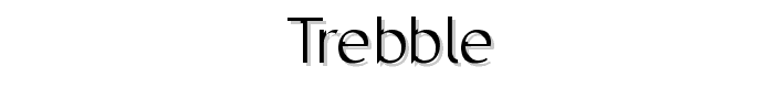 Trebble font