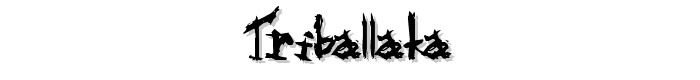 Triballaka font