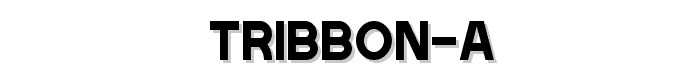 Tribbon%20A font