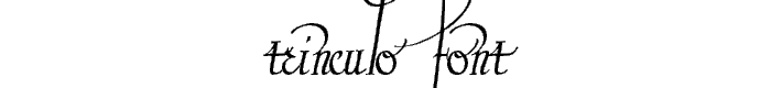 Trinculo font