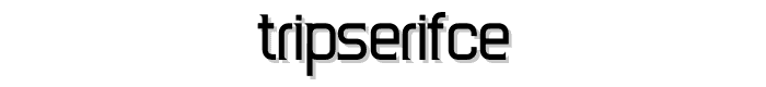 TripSerifCE font