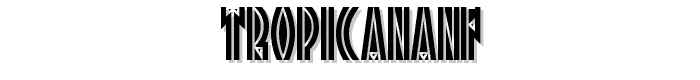 TropicanaNF font