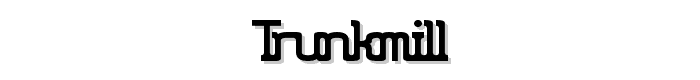 Trunkmill font