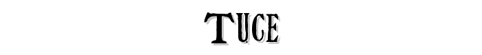 Tuce font