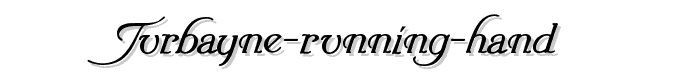 Turbayne%20Running%20Hand font