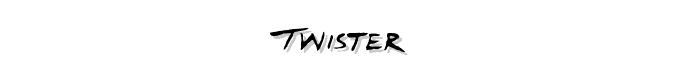 Twister font