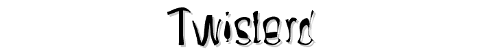 Twisterd font