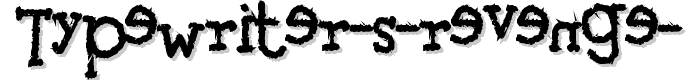 tYpEwRiTeR s ReVeNgE  font