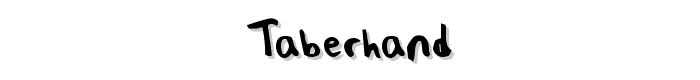 taberhand font