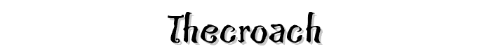 theCroach font