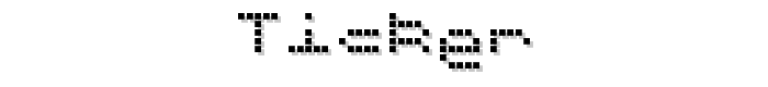 ticker font