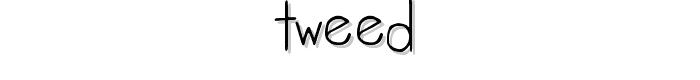 tweed. font