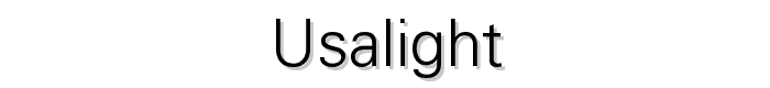 USALight font