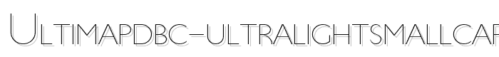 UltimaPDbc-UltraLightSmallCaps font