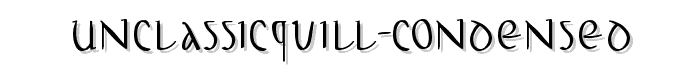 UnclassicQuill-Condensed font