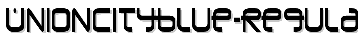 UnionCityBlue-Regular font
