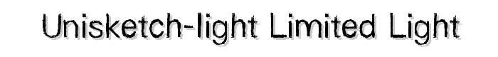 Unisketch-light_limited%20Light font