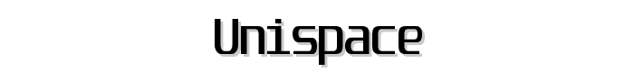 Unispace font