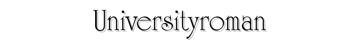 UniversityRoman font