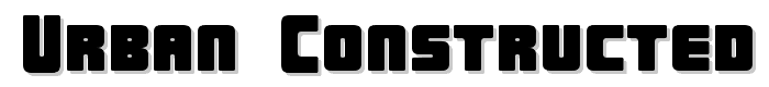 Urban%20Constructed font