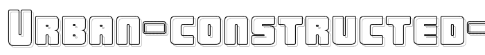 Urban Constructed Outline font