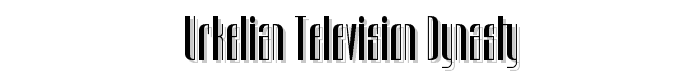 Urkelian%20Television%20Dynasty font