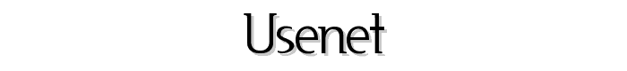 Usenet font