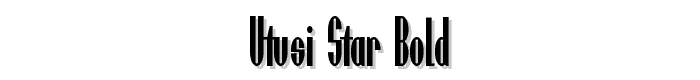 Utusi%20Star%20Bold font