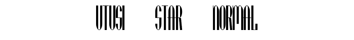 Utusi%20Star%20Normal font