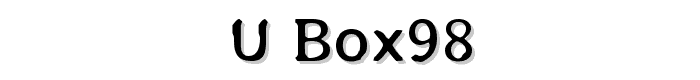 u_box98 font