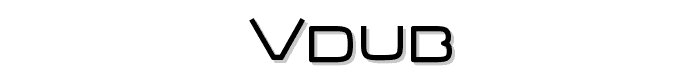 VDub font