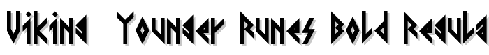 VIKING_%20YOUNGER%20Runes%20Bold%20Regular font