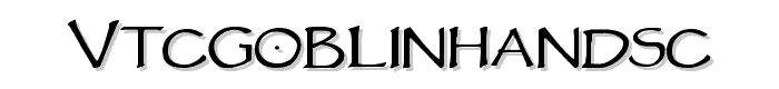 VTCGoblinHandSC font