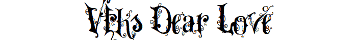 VTKS%20Dear%20Love font