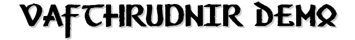 Vafthrudnir%20Demo font