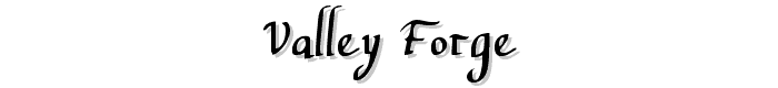 Valley%20Forge font