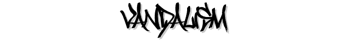 Vandalism font