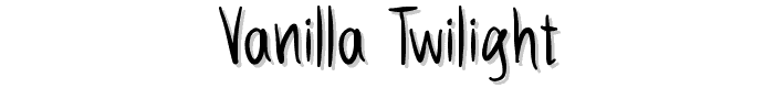 Vanilla%20Twilight font