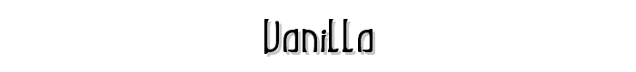 Vanilla font