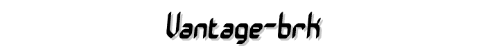 Vantage%20BRK font